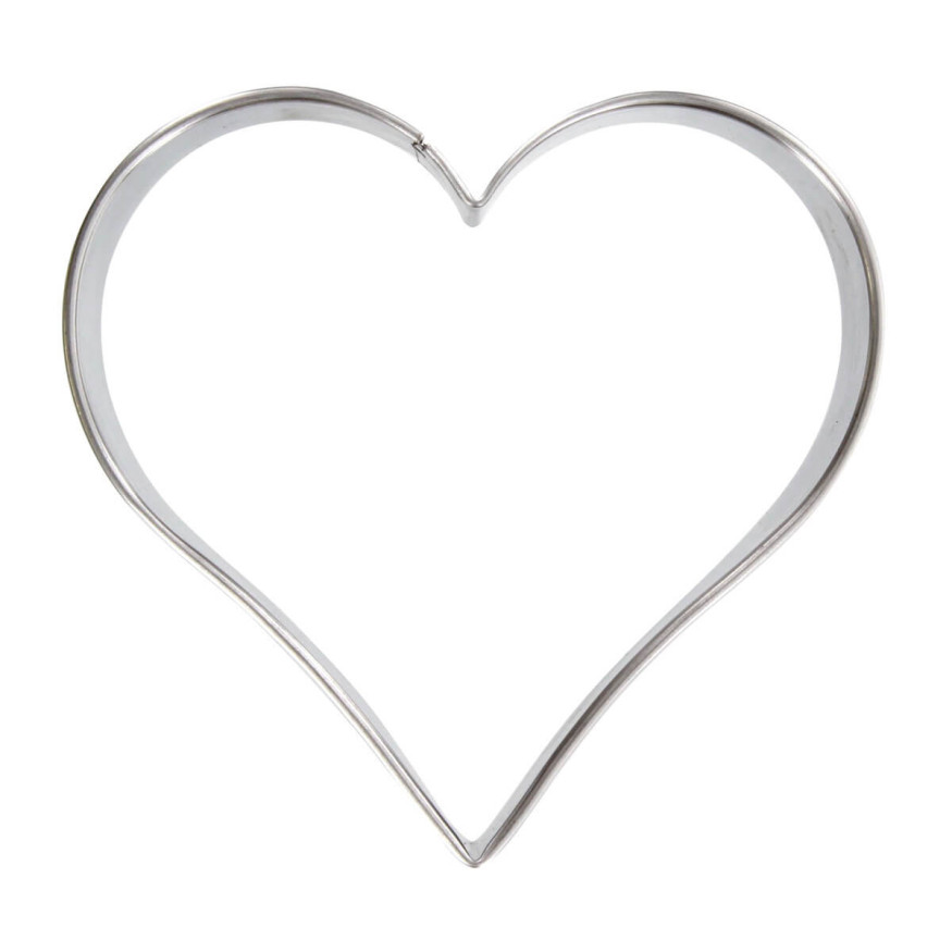 Emporte-pièce en inox coeur 6.5 cm - Alice Délice