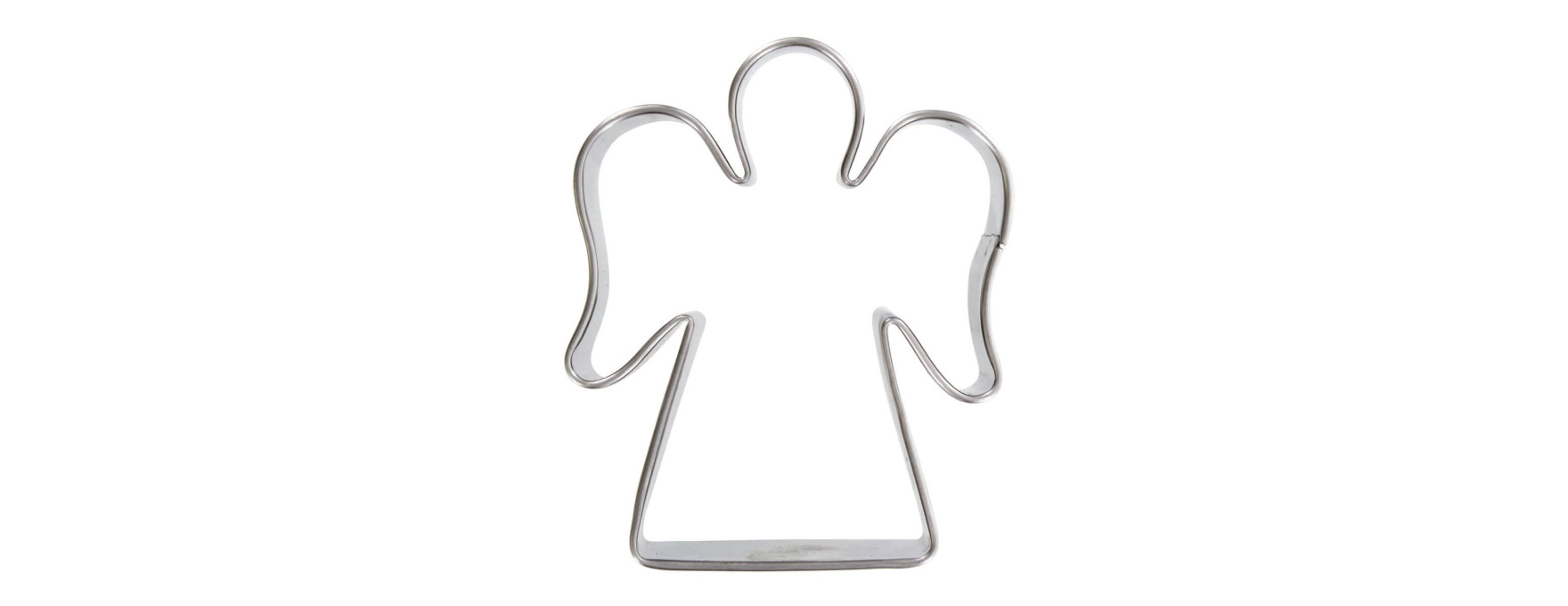 Emporte-pièce en inox de Noël : ange de Noël 6 cm - Alice Dé