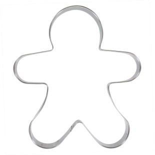 Emporte-pièce en inox grand gingerman 12.5 cm - Alice Délice
