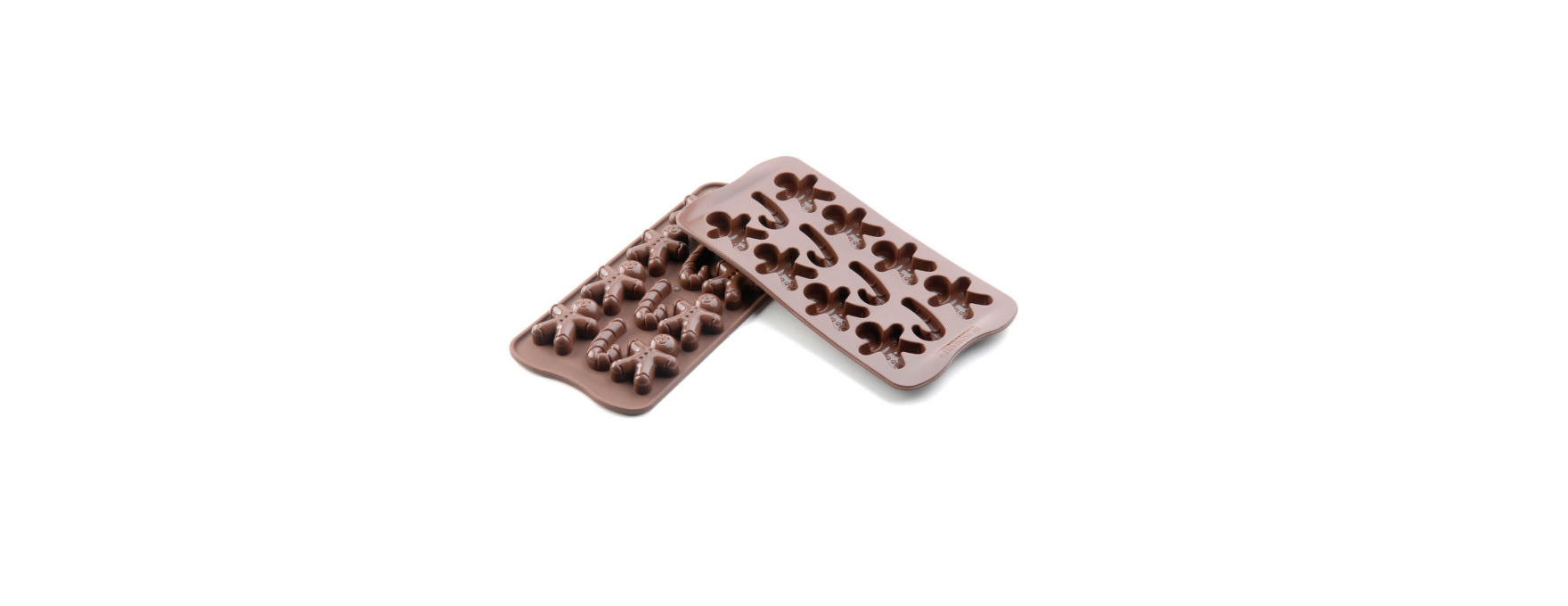 Moule en silicone chocolat de Noël : Mr Ginger 8 bonhommes g
