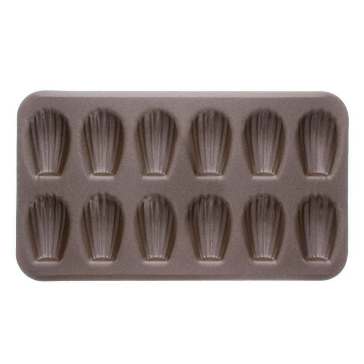 Moule 12 madeleines anti adhérent 39 cm - Alice Délice