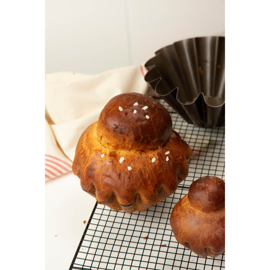 Moule à briochette en métal anti adhérent 10 cm - Alice Délice