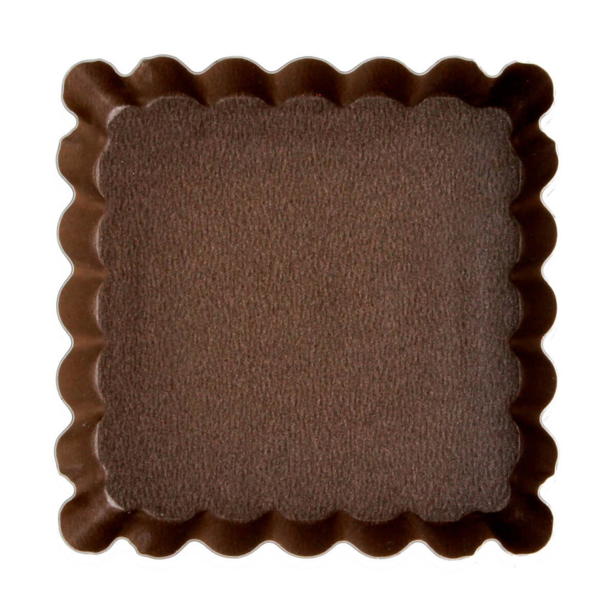 Moule à tartelette carré en métal anti adhérent 10 cm - Alic