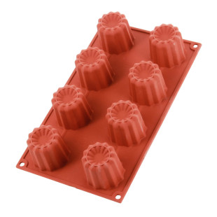 Moule en silicone 8 cannelés - Alice Délice