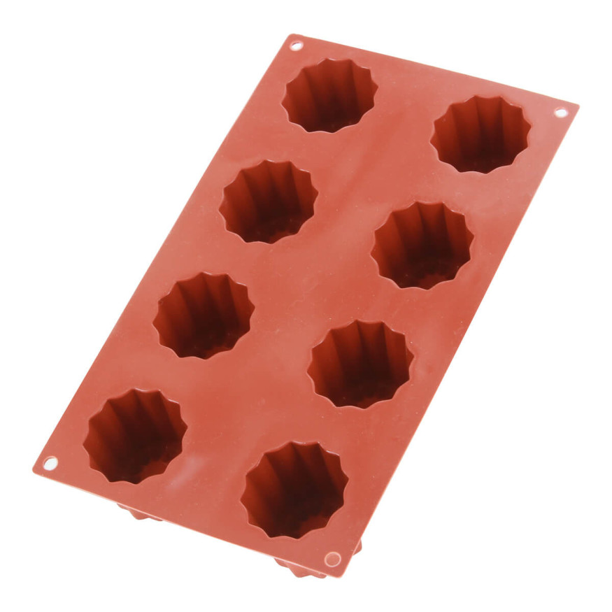 Moule en silicone 8 cannelés - Alice Délice