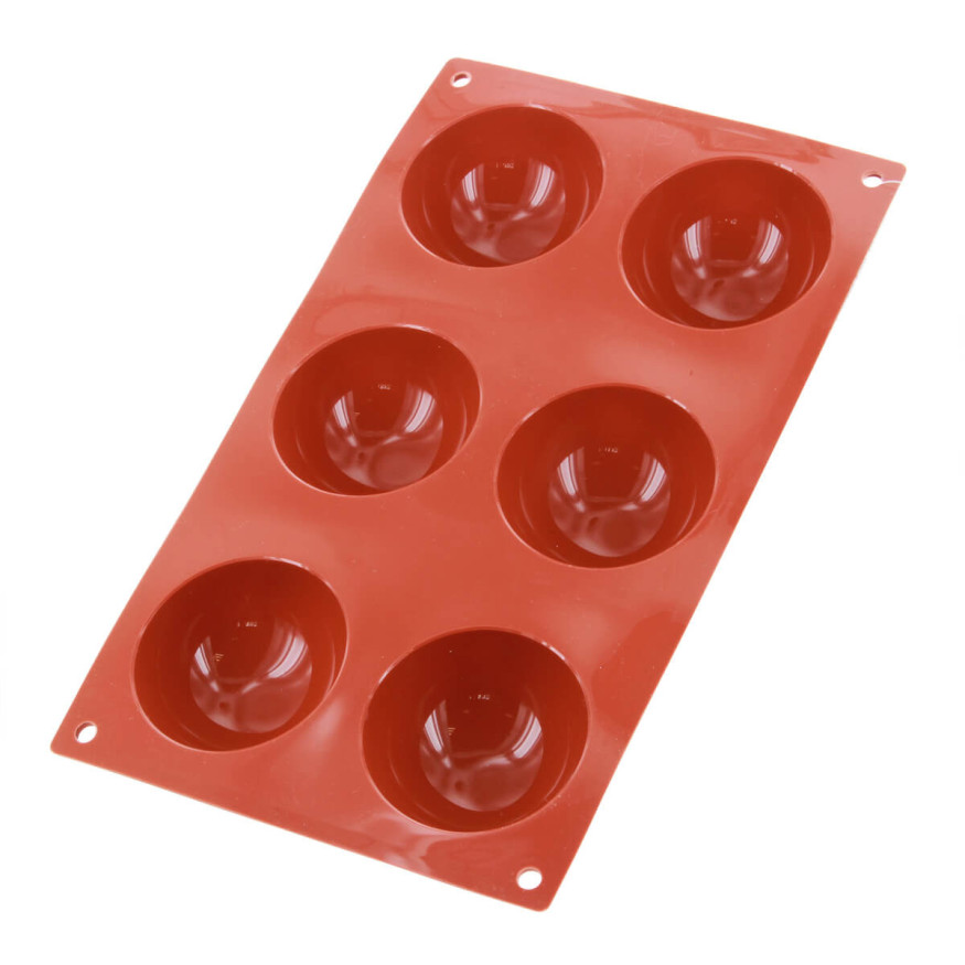 Moule en silicone 6 demi-sphères - Alice Délice