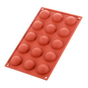 Moule en silicone 15 mini demi-sphères - Alice Délice