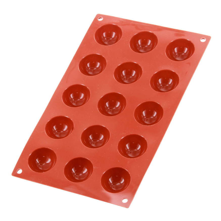 Moule en silicone 15 mini demi-sphères - Alice Délice