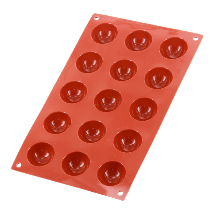 Moule en silicone 15 mini demi-sphères - Alice Délice