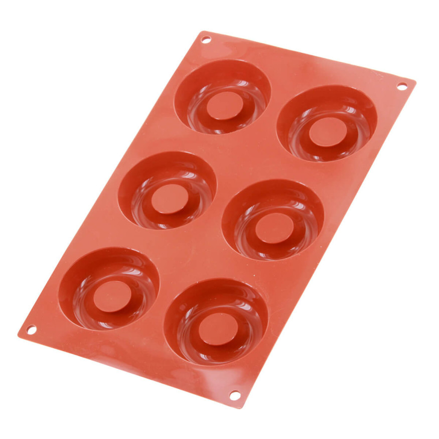 Moule en silicone 6 savarins - Alice Délice