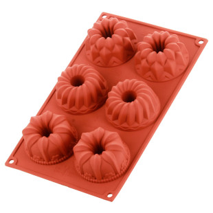 Moule en silicone 6 cakes fantaisies - Alice Délice