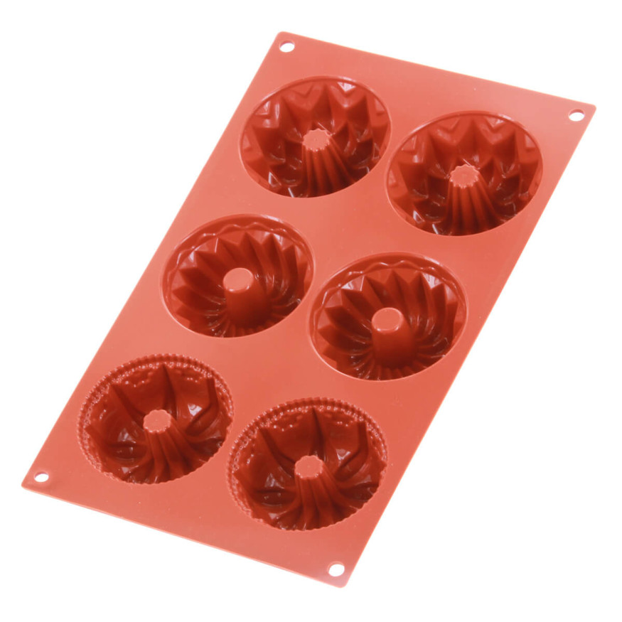 Moule en silicone 6 cakes fantaisies - Alice Délice