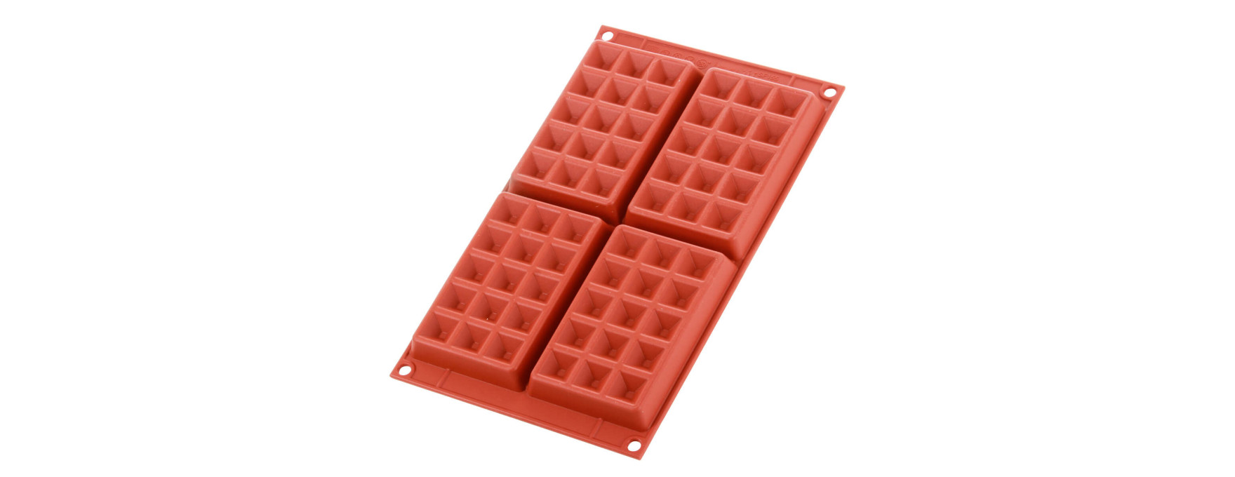 Moule en silicone 4 gaufres - Alice Délice