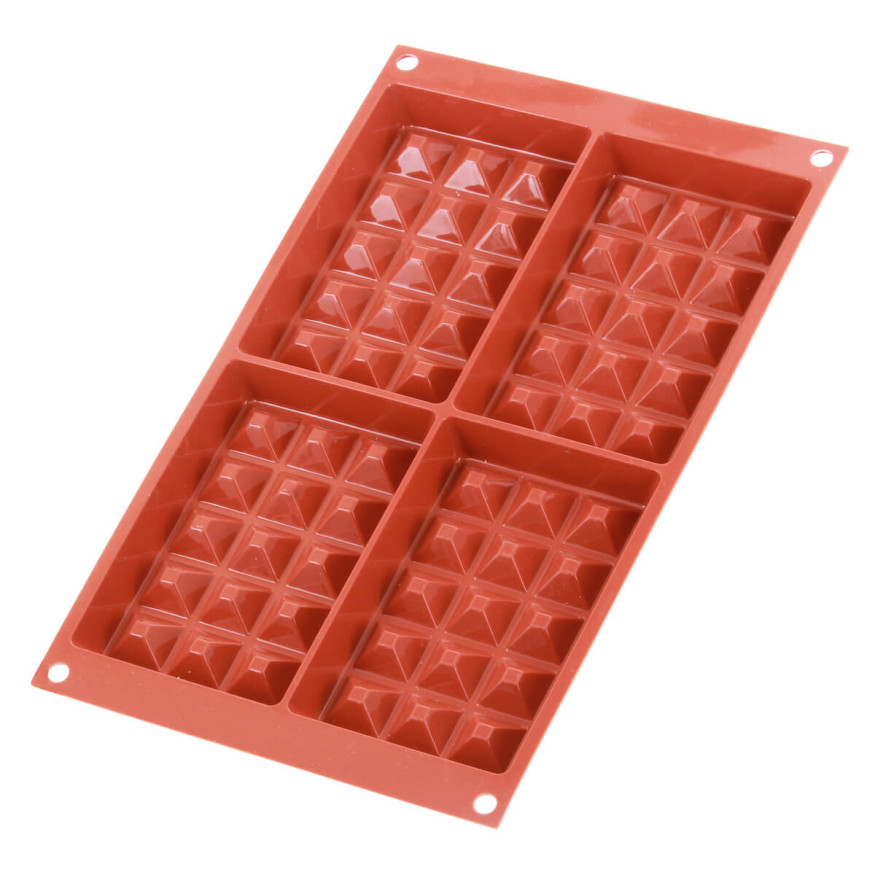 Moule en silicone 4 gaufres - Alice Délice
