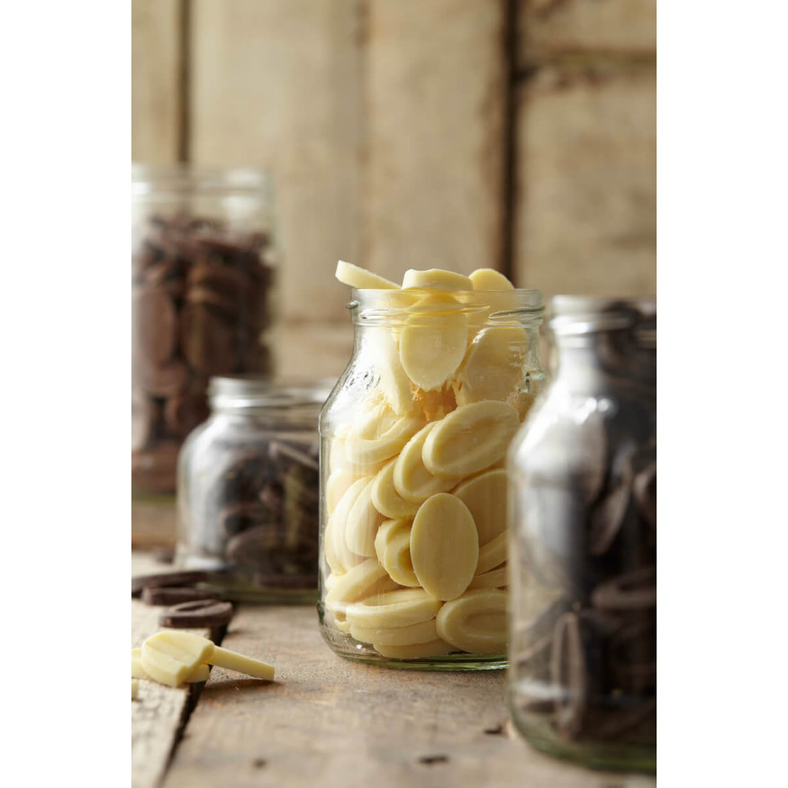 Chocolat blanc à pâtisser Ivoire 35% 250 gr - Valrhona