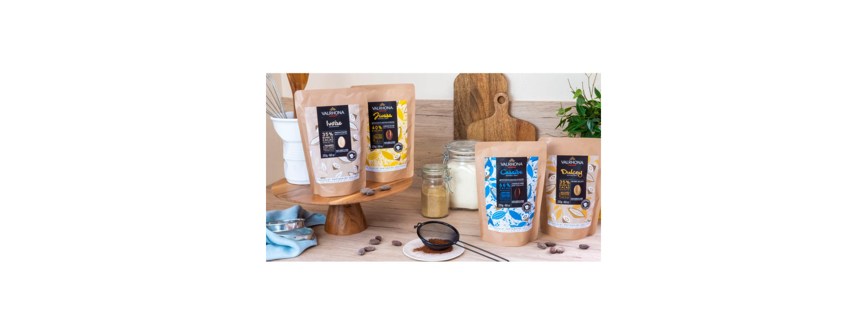 Chocolat blond à pâtisser Dulcey 32% 250 gr - Valrhona