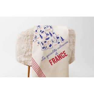 Torchon Spécialités culinaires de France - Tissage de l´oues