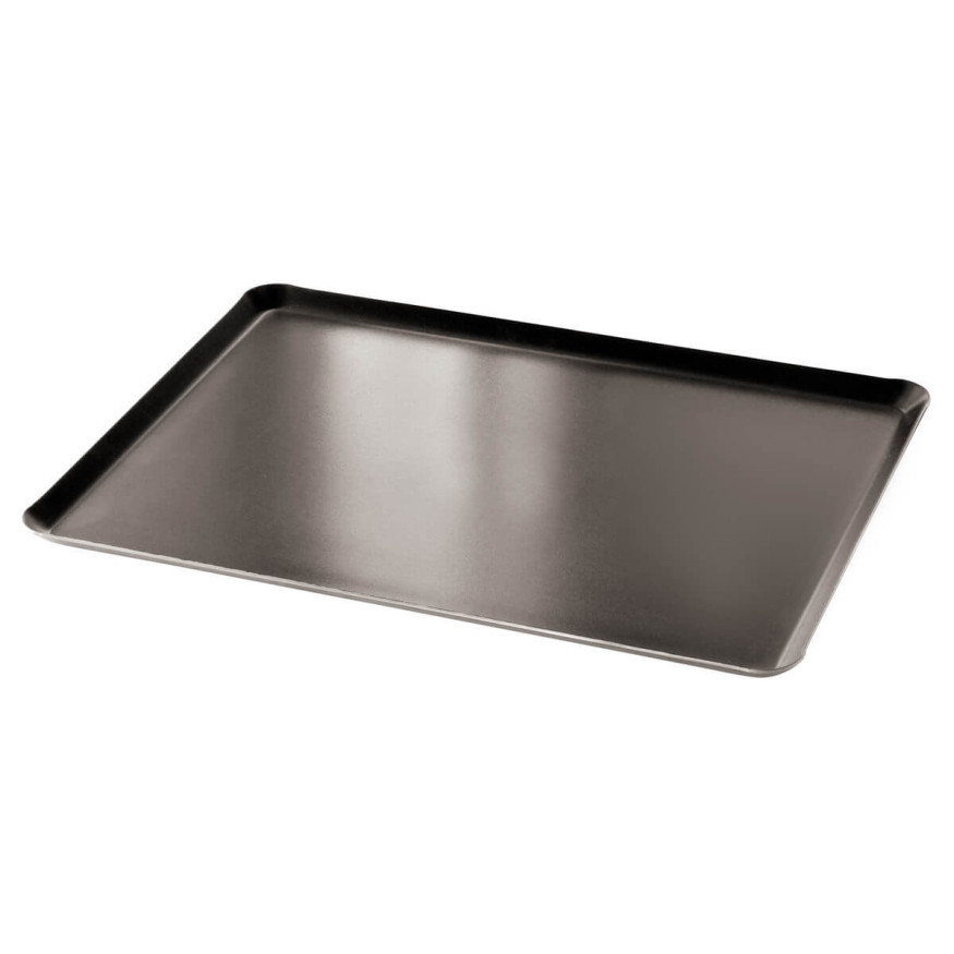 Plaque de cuisson avec rebord en métal anti adhérent 30 x 40 cm Alice Délice