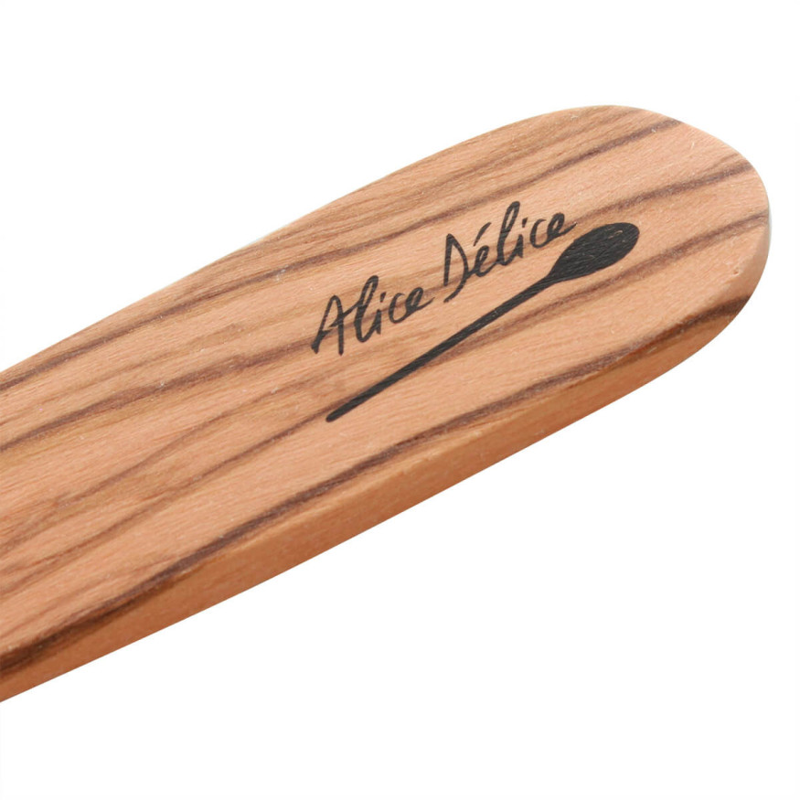 Spatule galbée 30 cm en bois d´olivier - Alice Délice