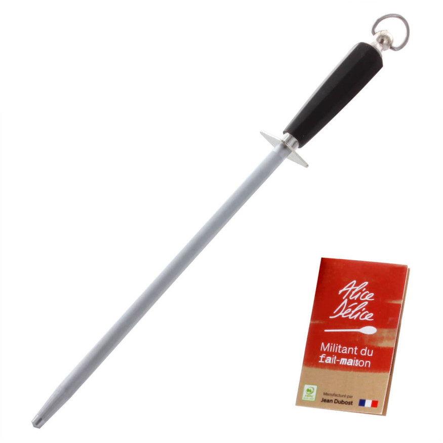 Fusil d´aiguisage 30 cm avec garde en inox - Alice Délice