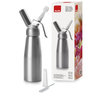 Siphon pour chantilly et mousses froides ou chaudes 0,5 L - 