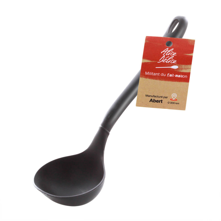 Louche noire en nylon 32 cm - Alice Délice