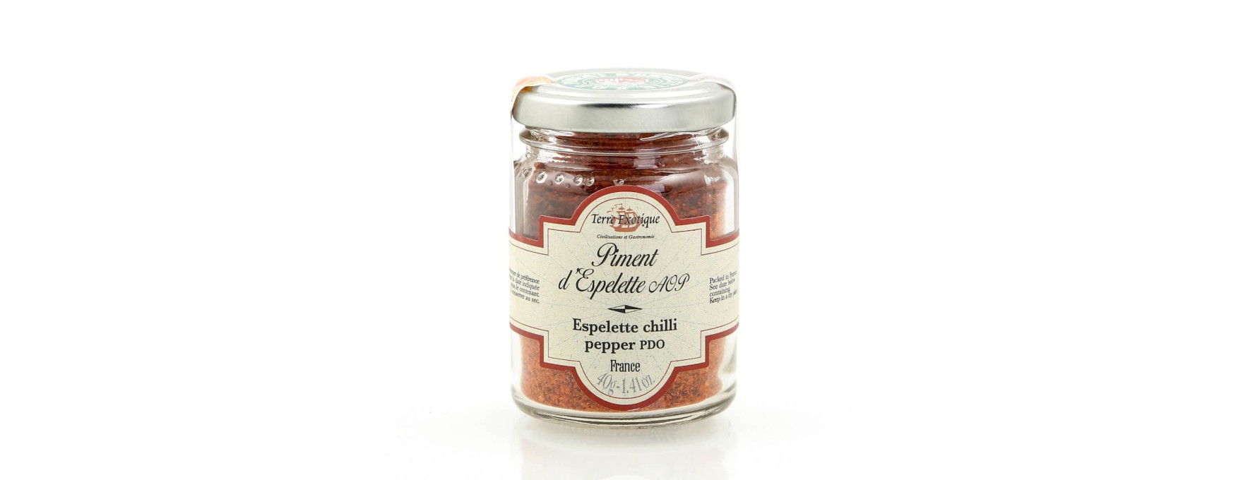 Piment d´Espelette AOP 40 g - Terre Exotique