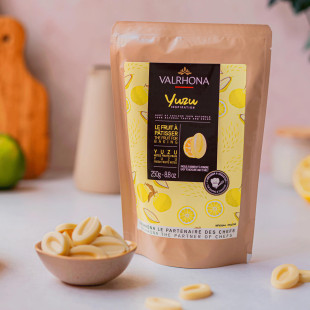 Chocolat à pâtisser inspiration yuzu 250 gr - Valrhona