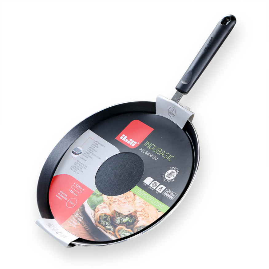 Crépière Indubasic induction  28 cm - Ibili