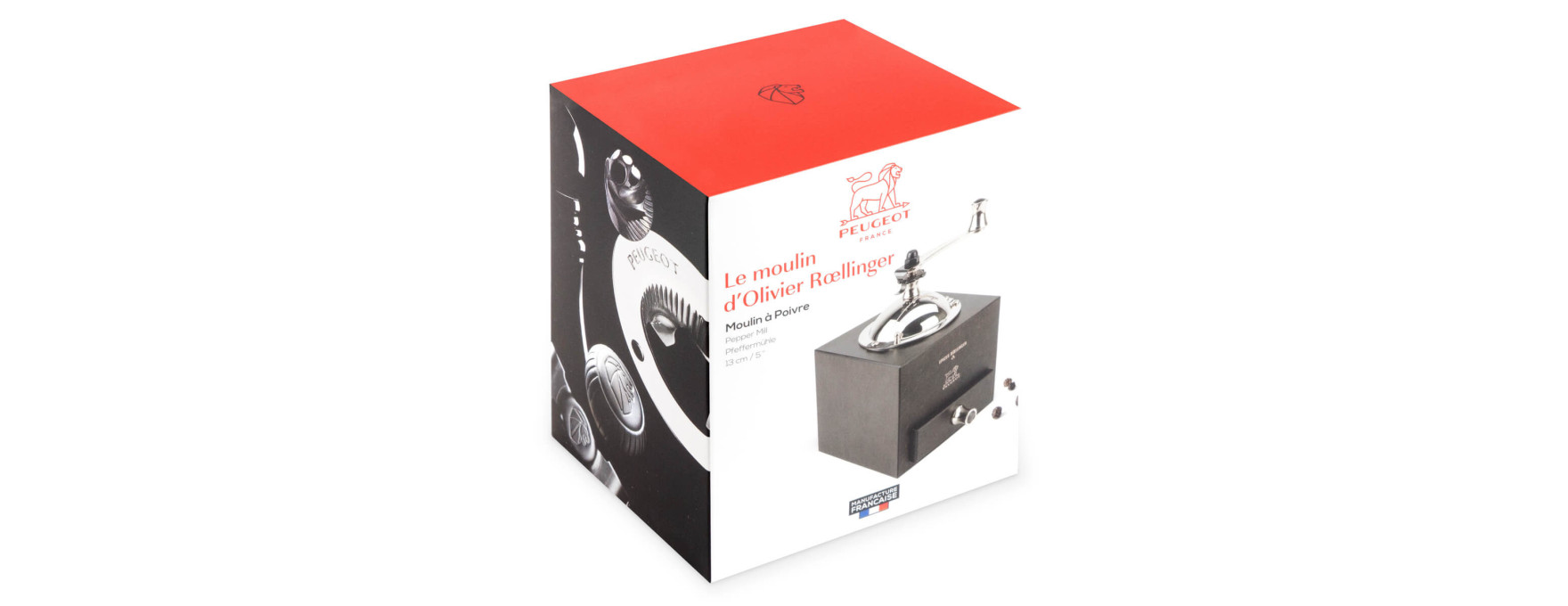 Moulin à poivres Roellinger noir - Peugeot