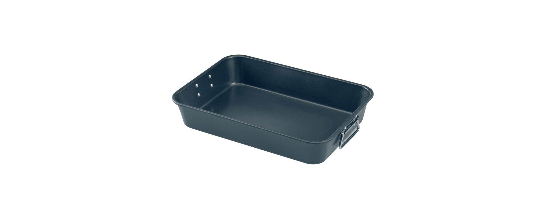 Plat à four revétu sans PFAS avec poignées retractables 30 x