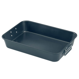 Plat à four revêtu sans PFAS avec poignées retractables 40 x