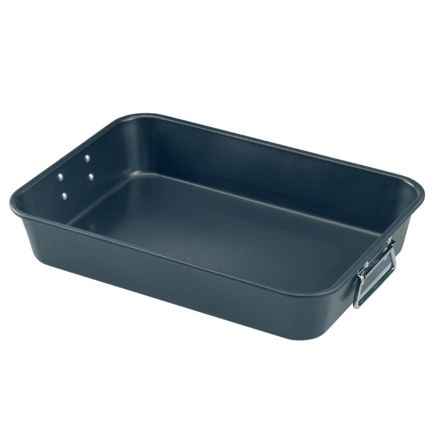 Plat à four revêtu sans PFAS avec poignées retractables 40 x