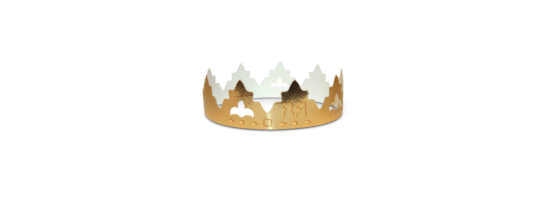 Couronne des rois dorée Epiphanie 55 cm - Chevalier Diffusion