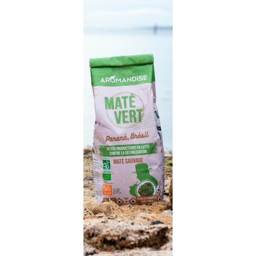 Maté vert sauvage bio du Brésil 350 gr - Aromandise
