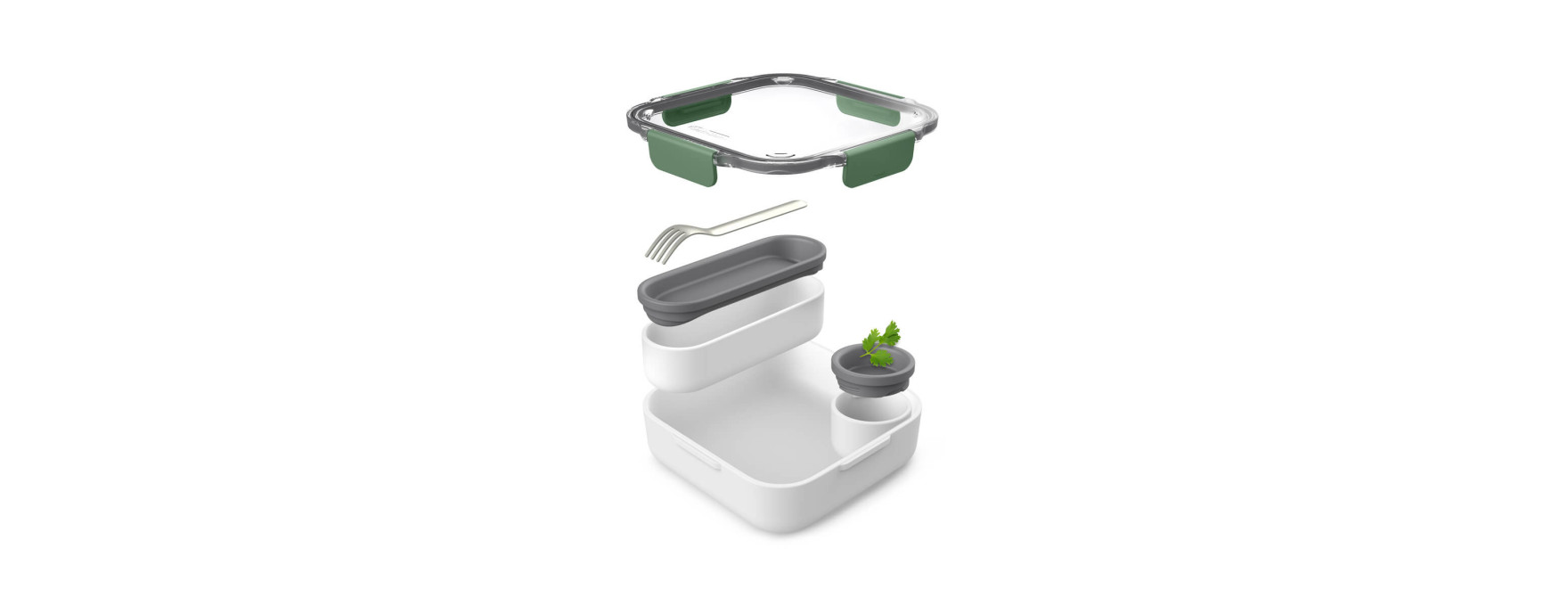 Lunch box original olive 5.5 x 20 cm - Black & Blum