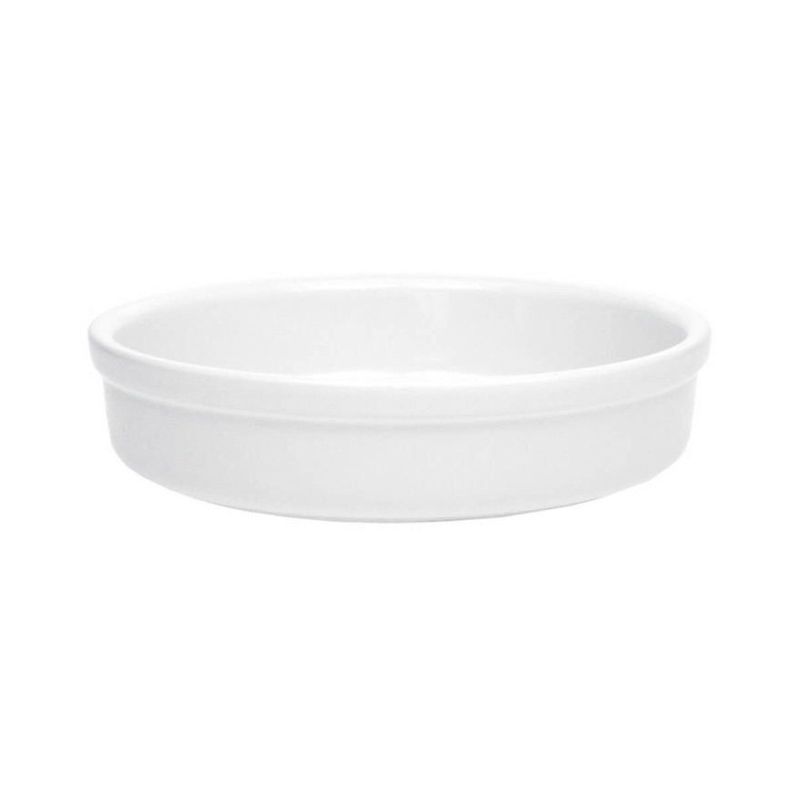 coupelle à crème brûlée en grès blanc 13.5 cm - Lebrun