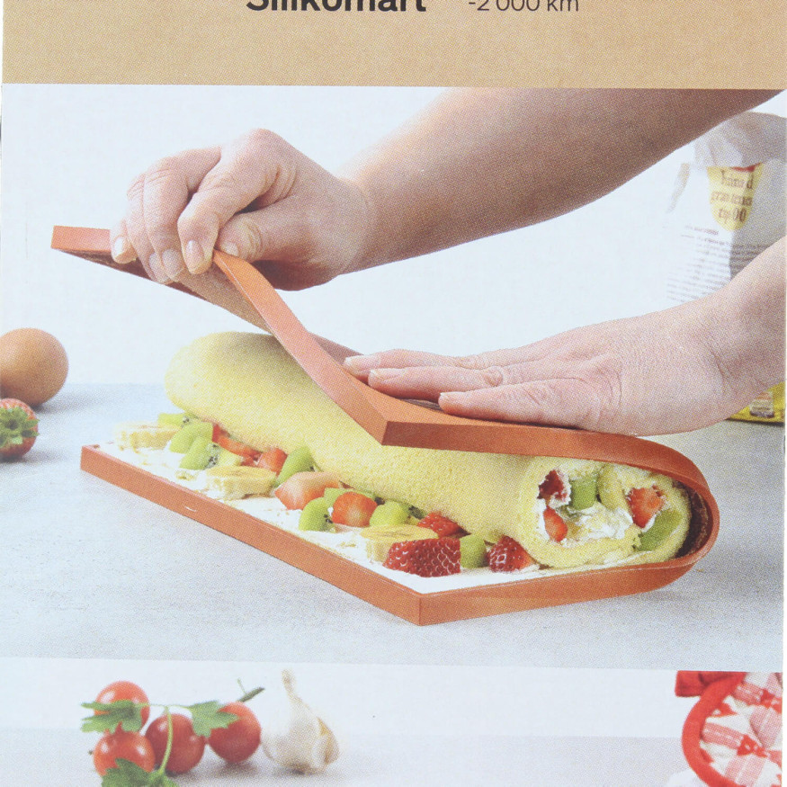 Tapis de cuisson carré à rebord en silicone idéal pour la cu