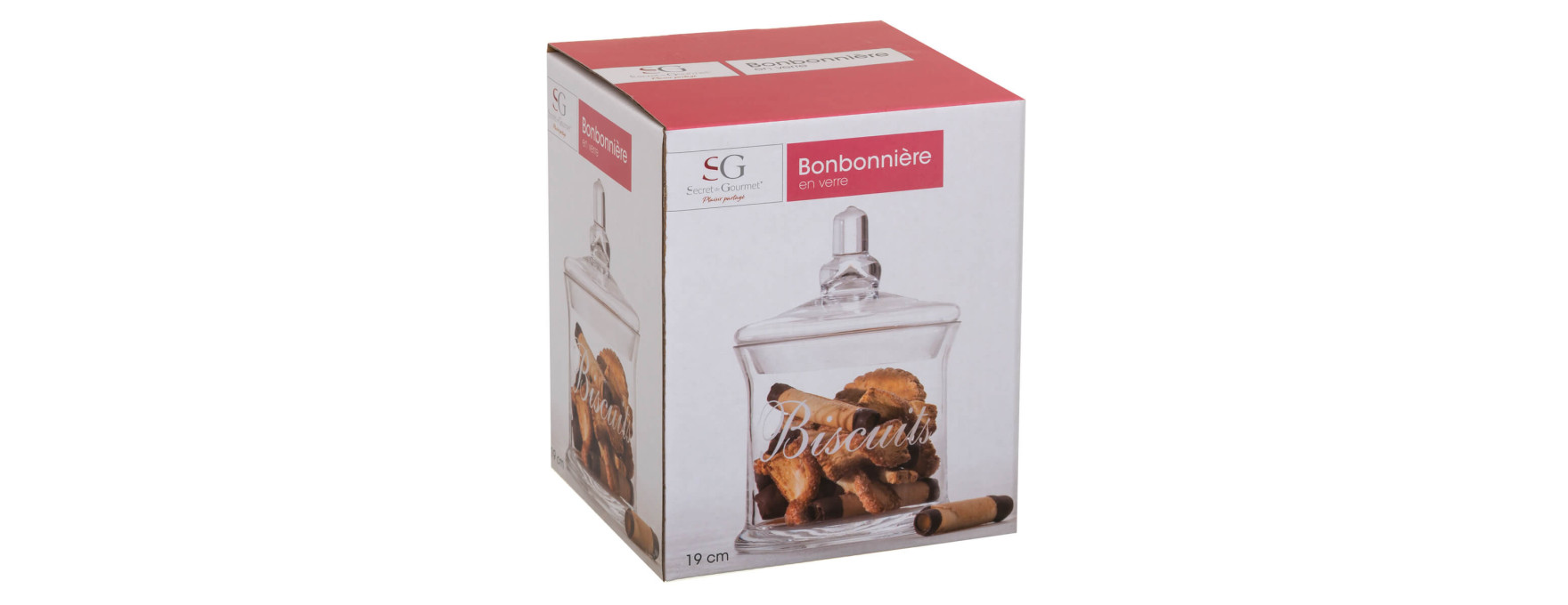 Bonbonnière en verre 1L - Secret de Gourmet