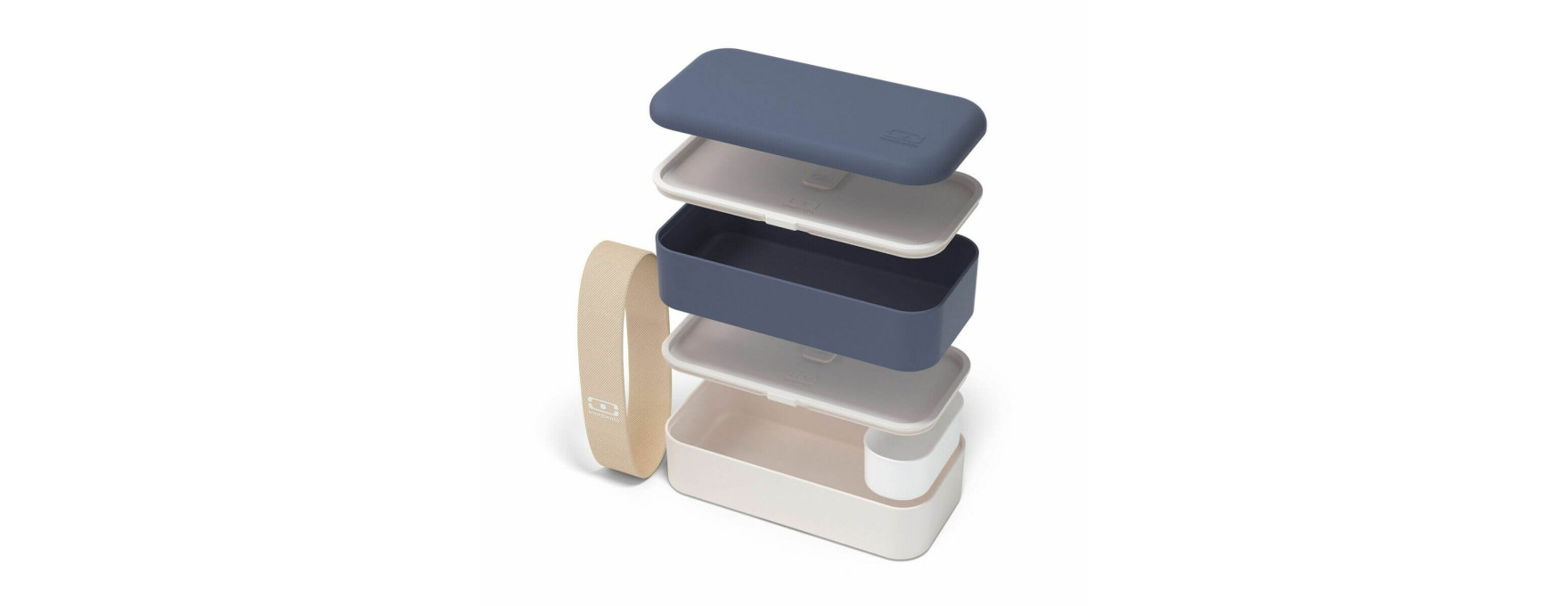 Bento MB original natural blue 1L 9.4 x 10 x 18.5 cm