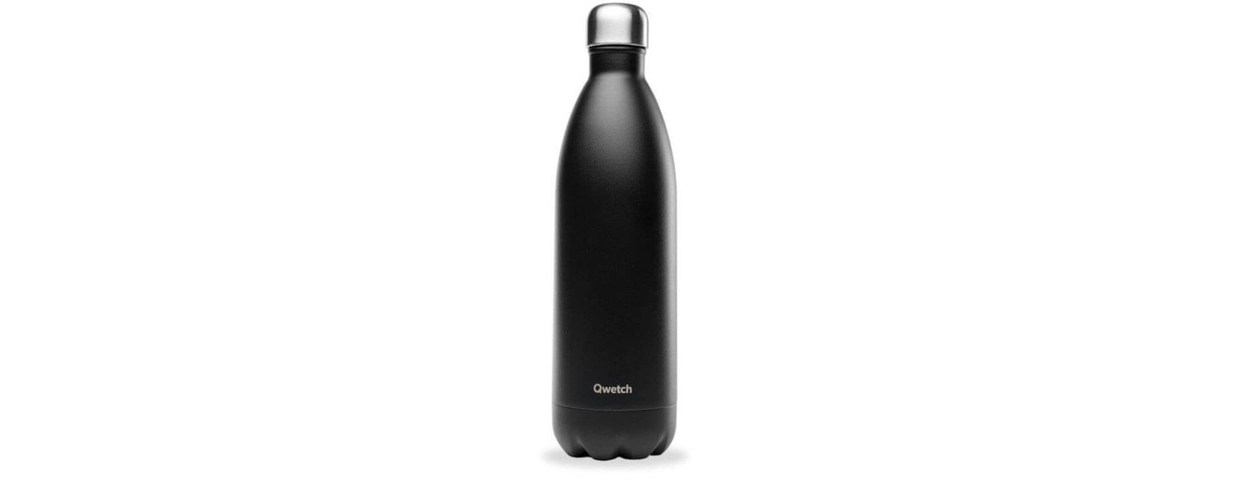 Bouteille isotherme inox noir originals 1000ml - Qwetch