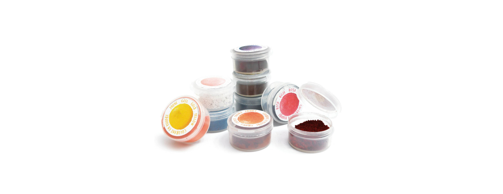 Lot de 9 colorants en poudre classique - Scrapcooking