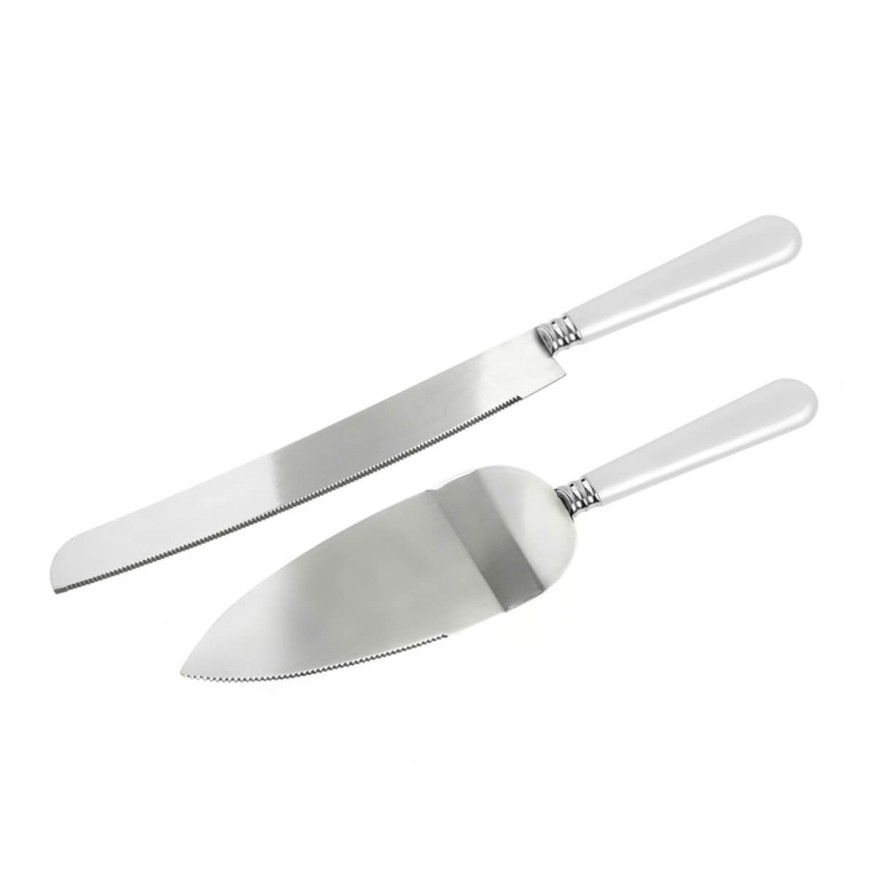 Set de service : couteau et pelle à gâteaux en inox - Party