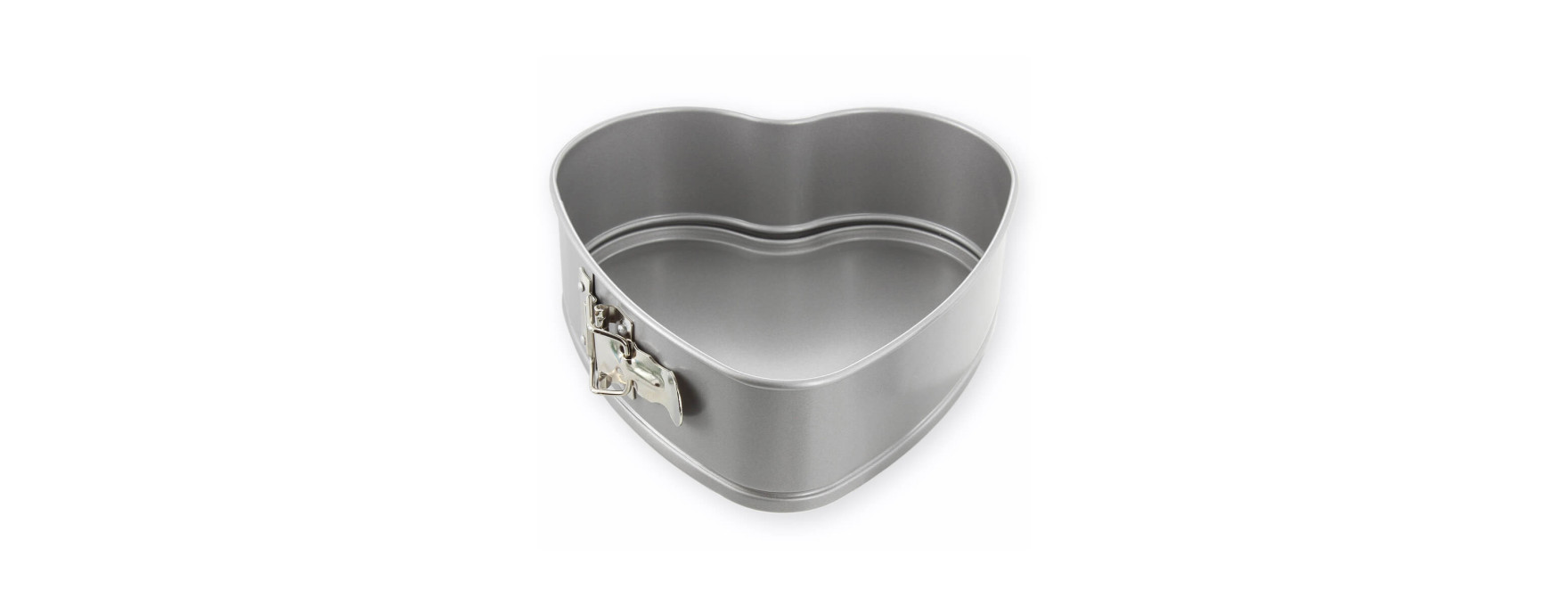 Moule à charnière coeur en métal anti adhérent 4/6 parts 20