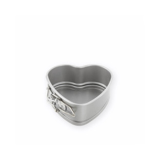 Moule à charnière coeur en métal anti adhérent 12 cm - Alice