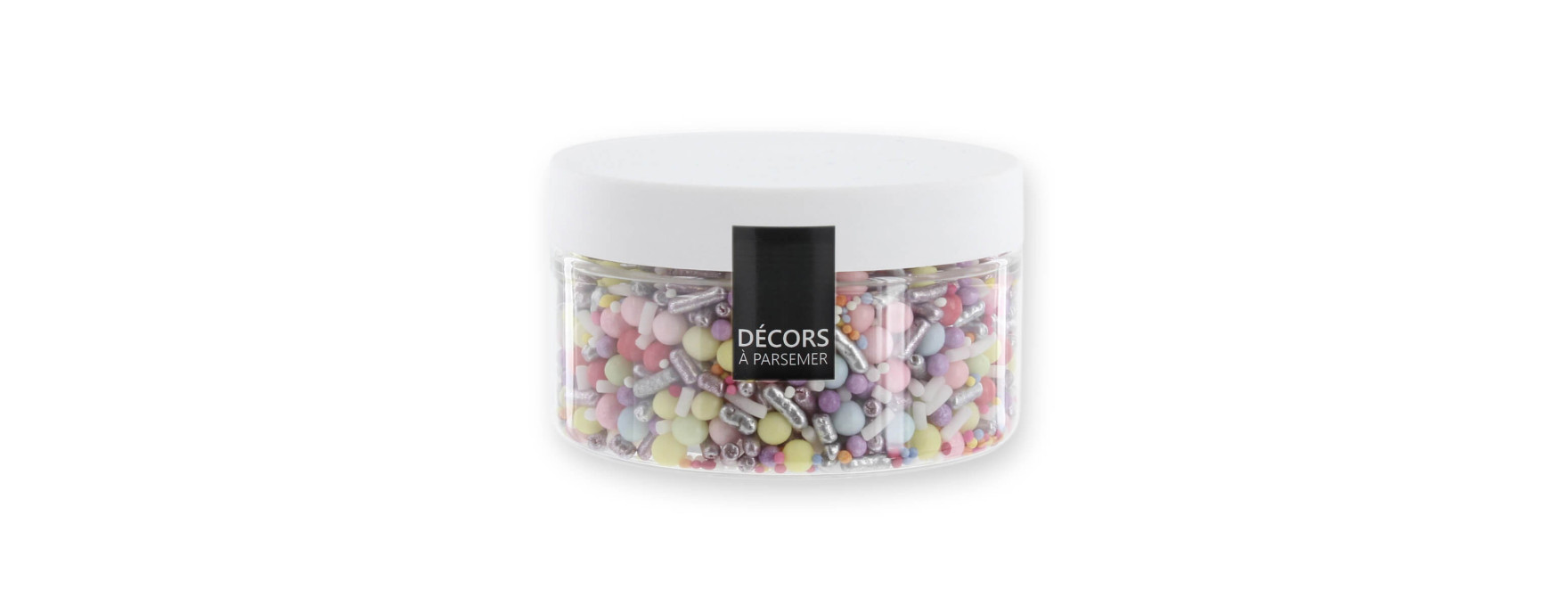Décor à parsemer : mélange sprinkles multicolores 100 gr