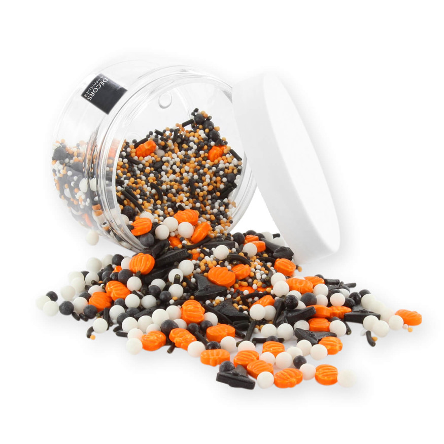 Décor à parsemer : mélange sprinkles Halloween Citrouille ...