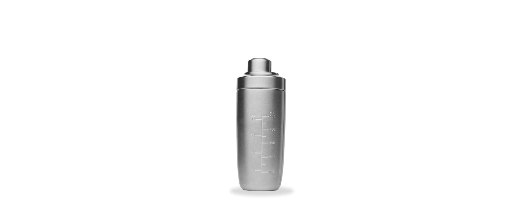 Shaker à cocktail isotherme en inox brossé 750ml - Qwetch