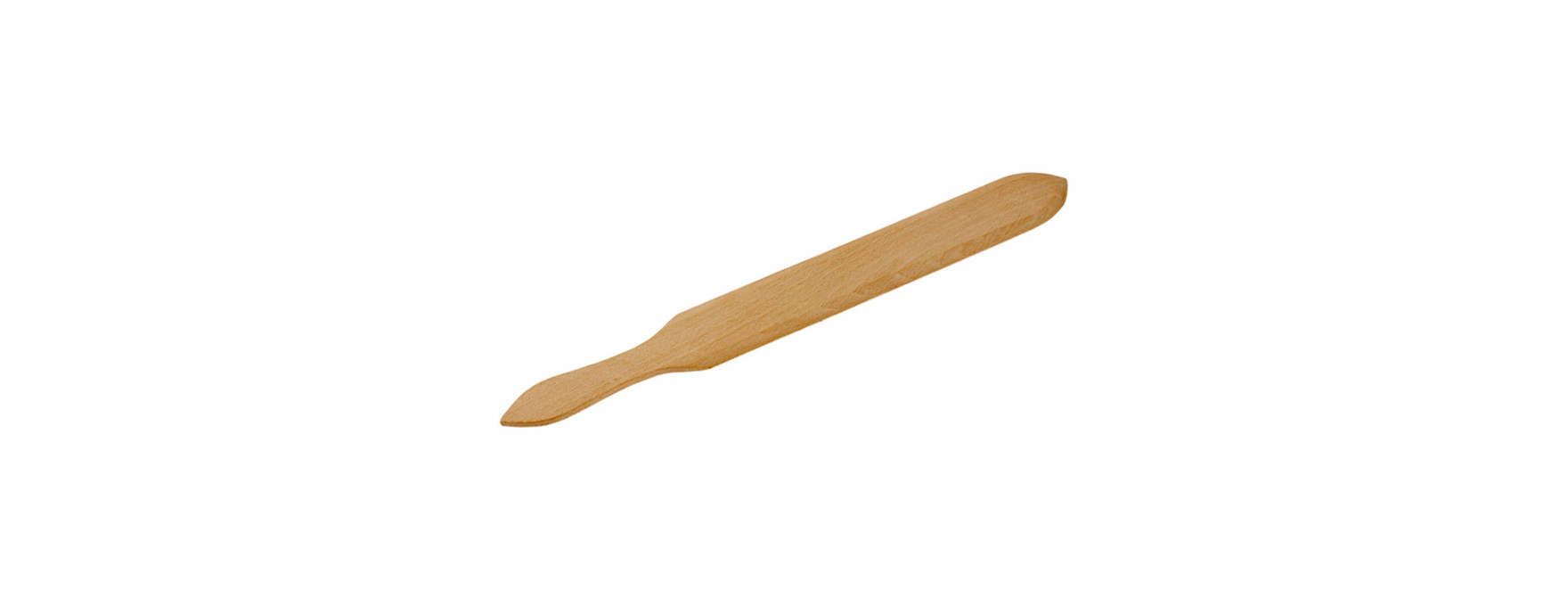 Spatule à crêpes en bois de hêtre PEFC 40x4.5x0.5 cm - Alice