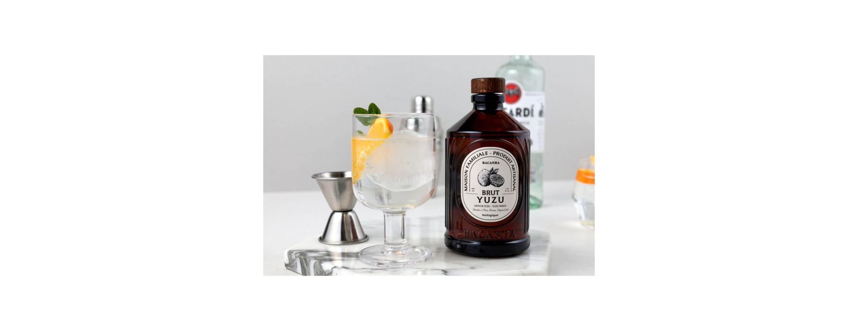 Sirop brut de yuzu bio 400 ml - Bacanha